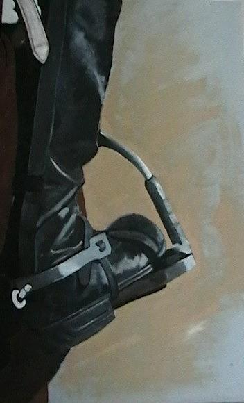 Field Boot Painting by Krista Ouellette