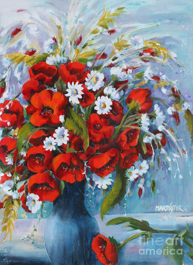 Field Bouquet 2 Painting by Marta Styk
