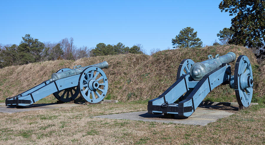 Field Gun Cannons Photograph by Melinda Fawver