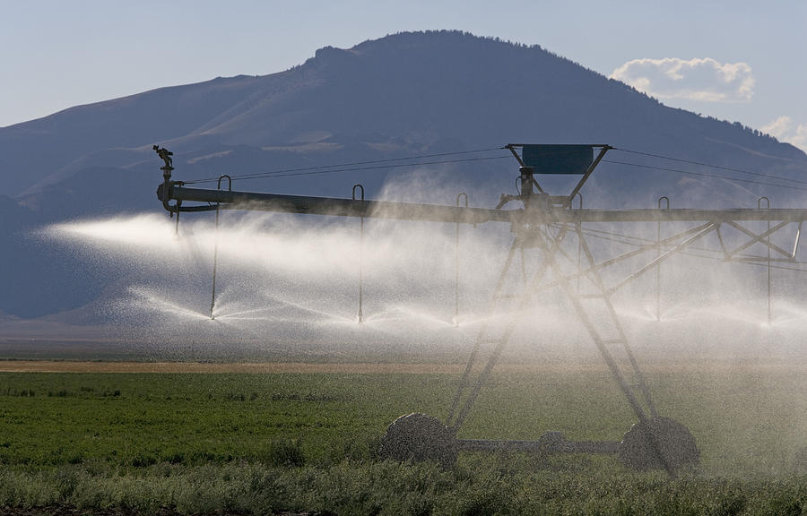 Field Irrigation Rig, Idaho Photograph by Mark Harmel