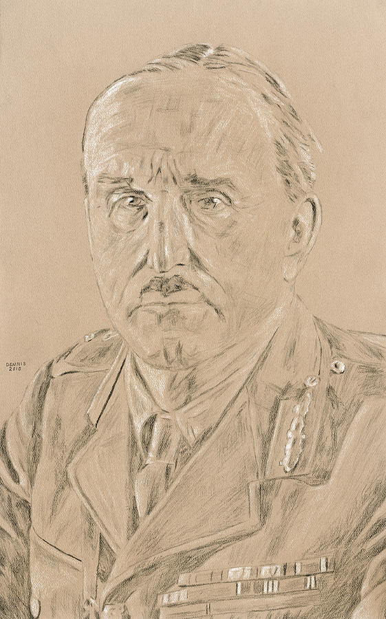 Field Marshal Brooke Drawing By Dennis Larson - Fine Art America