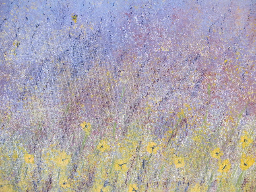 Field of Flowers Painting by Tim Townsend