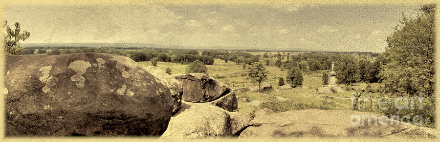 Gettysburg National Park Photograph - Field of Gettysburg by Nigel Fletcher-Jones