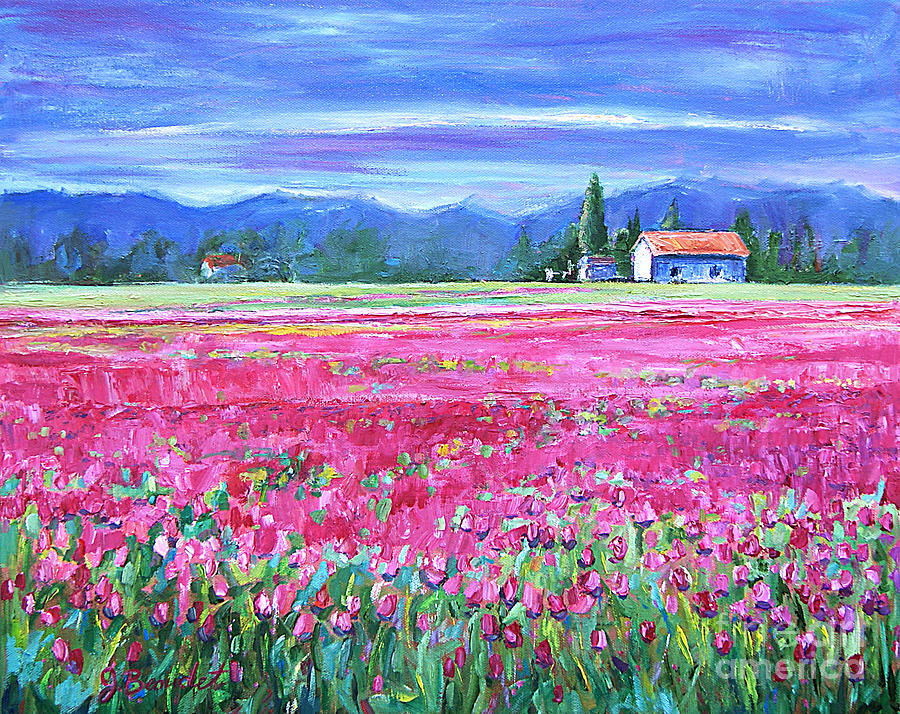 Field of Poppies Painting by Jennifer Beaudet