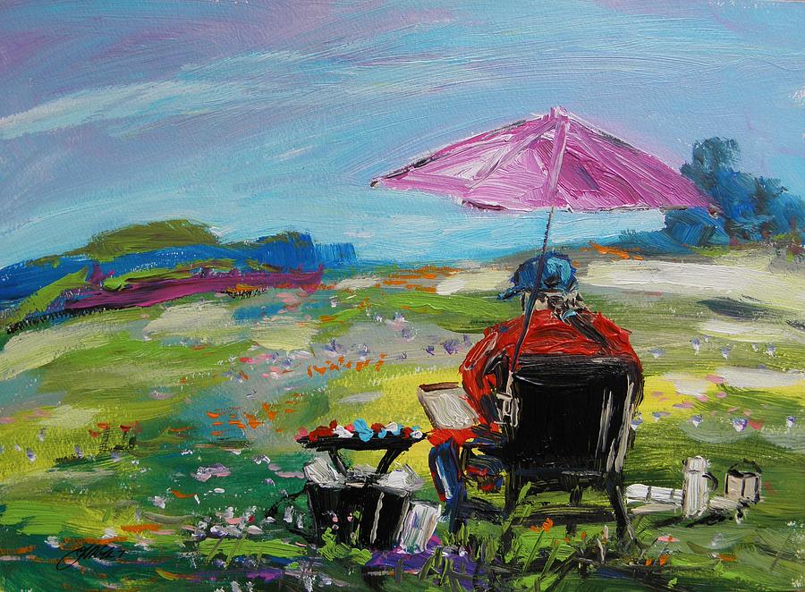 Field Painter  Painting by John Williams