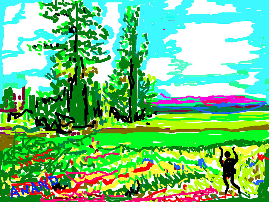 Fields Digital Art by Anand Swaroop Manchiraju - Pixels