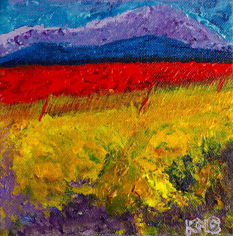 Flower Painting - Fields of Color by Kim Grantier
