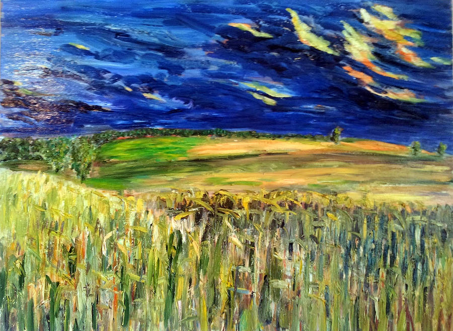 Fields of Grain Painting by Michael Crohn - Fine Art America