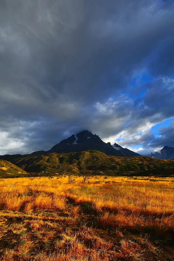 Sunset Photograph - Fields Of Patagonia 2 by FireFlux Studios