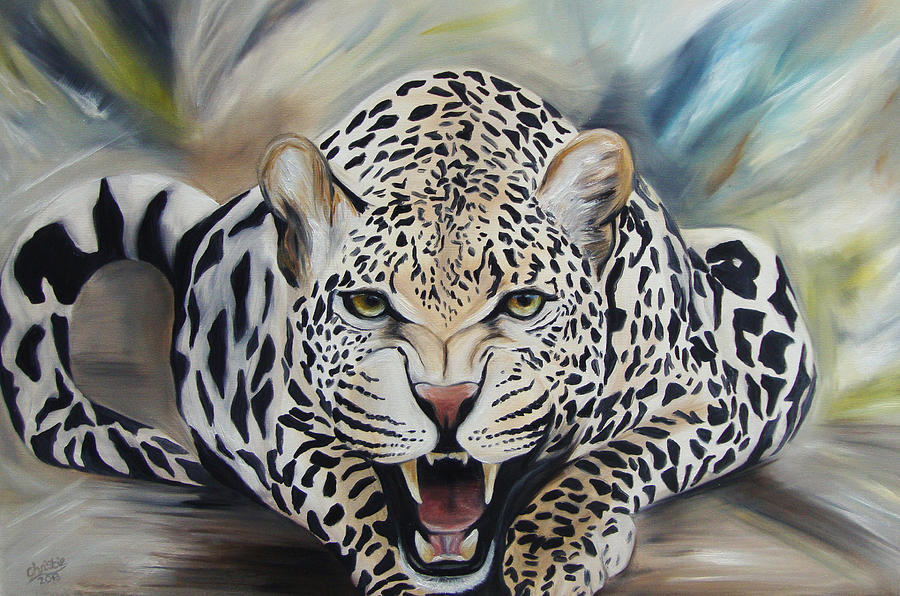 Nature Painting - Fierce by Christie Wills