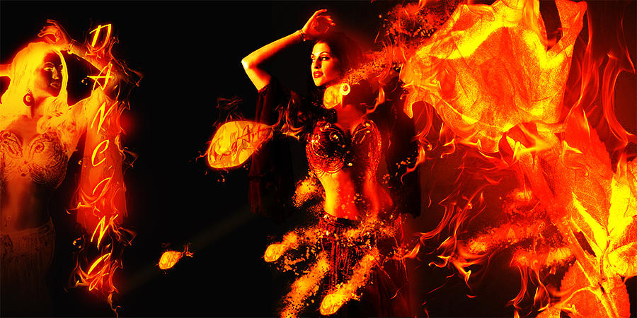 Fiery Dancer Digital Art by Randell Gates - Fine Art America