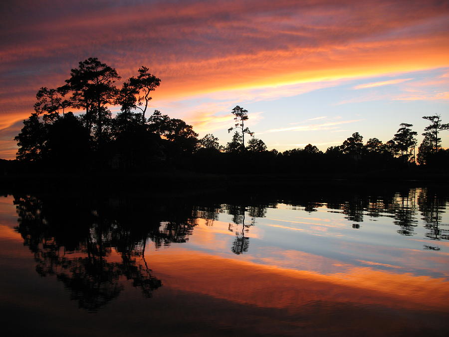 Fiery Sky Photograph by Yvonne Boone - Fine Art America