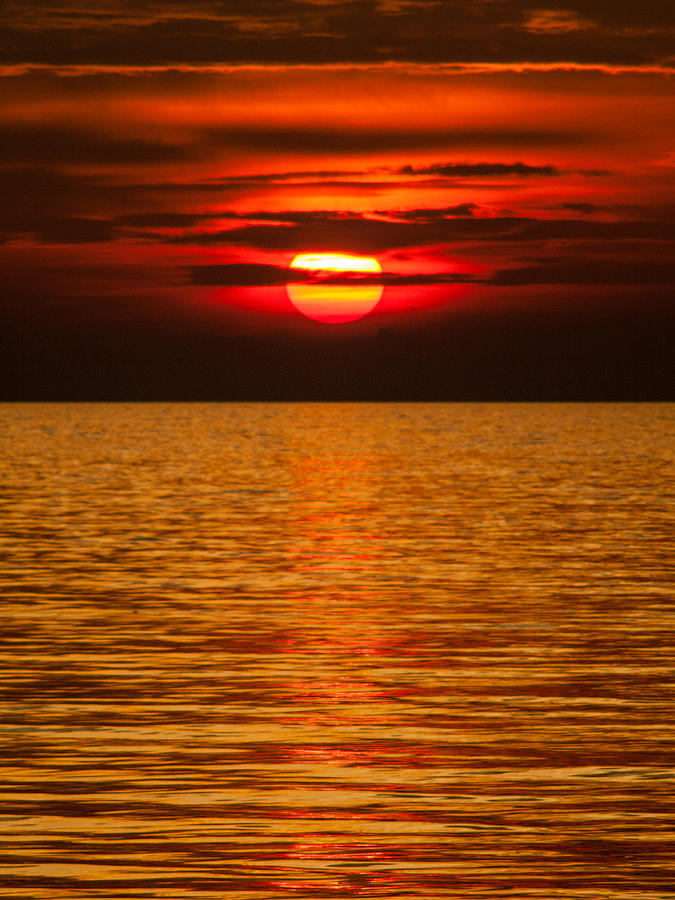 Fiery sunset Photograph by Davorin Mance - Fine Art America