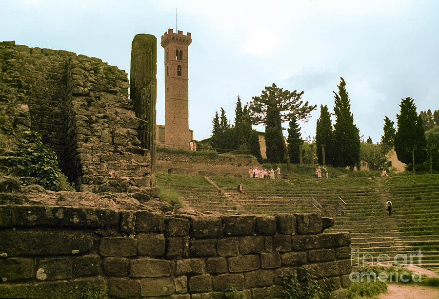 Fiesole Ruins Photograph by Bob Phillips