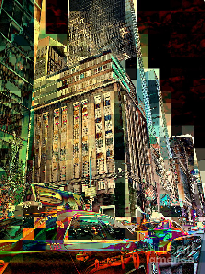 Abstract Photograph - Fifth Avenue 1 - New York Street Scene by Miriam Danar