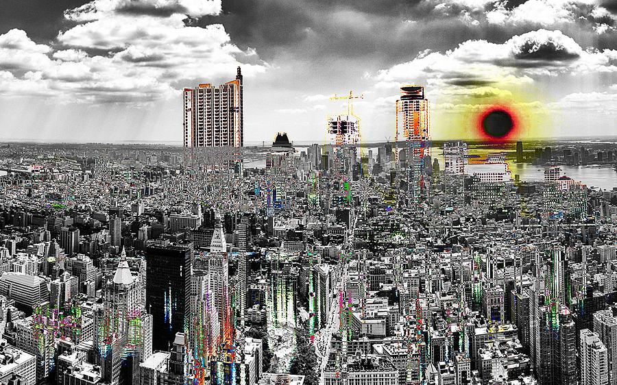 Fifth City  Digital Art by Mary Clanahan