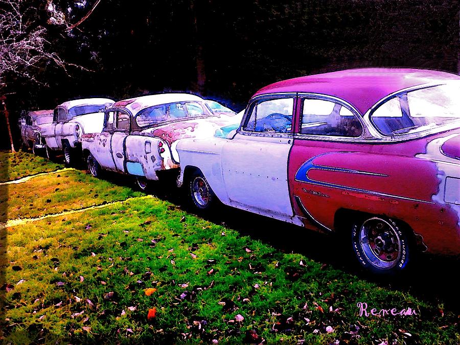 Fifty-four Chevy Heaven Photograph by A L Sadie Reneau