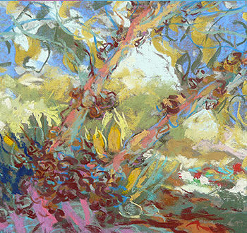 Fig Tree Jungle Painting by Cathy Morgan - Fine Art America