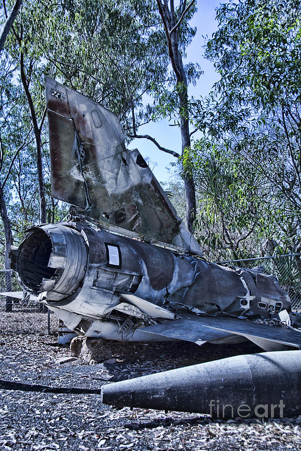 Fighter Plane Wreck Photograph by Douglas Barnard