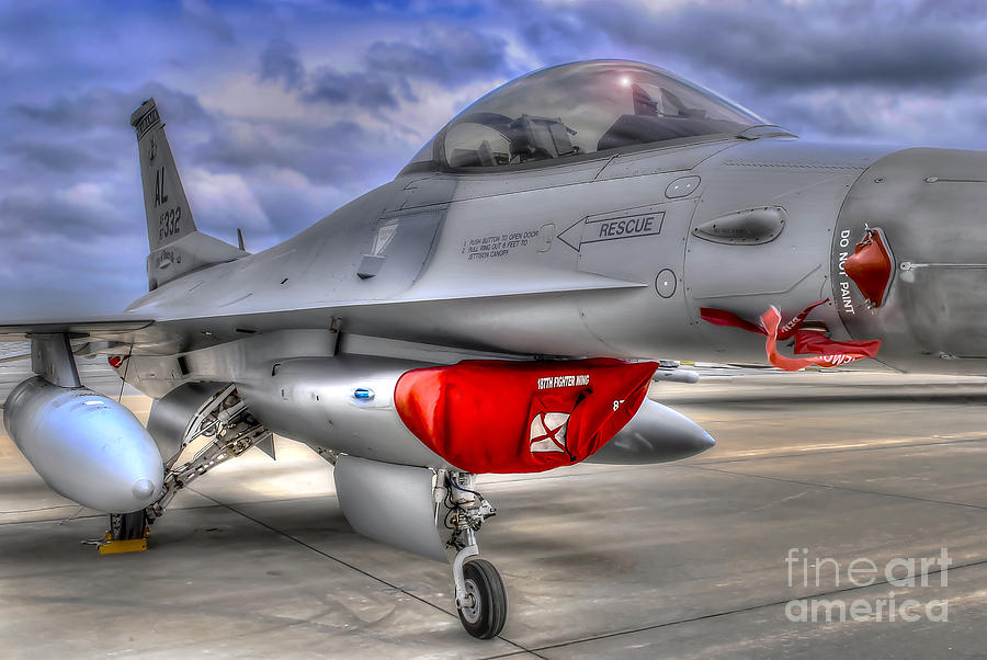 Fighting Falcon Photograph by Ken Johnson