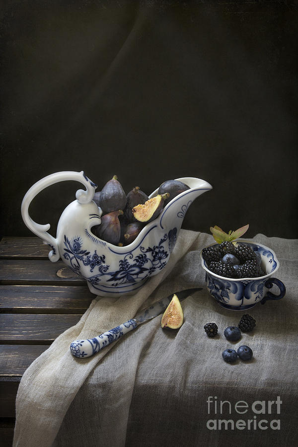 Figs And Berries Photograph by Elena Nosyreva