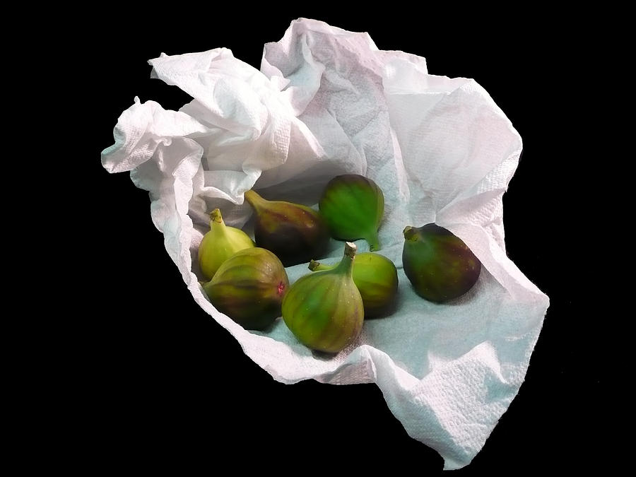 Figs in a Napkin Photograph by Richard Ortolano