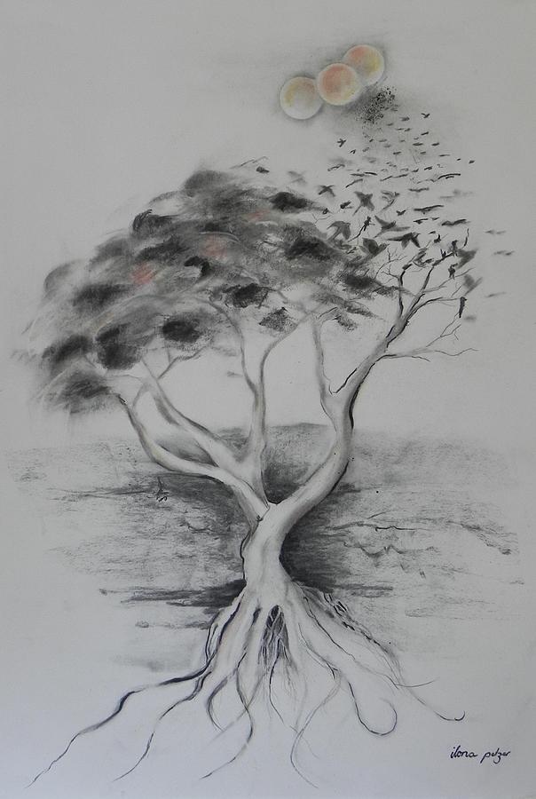 Figtree the strength Painting by Ilona Petzer