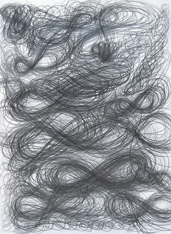 Figure-Eight Study Number 13 Drawing by Michael Morgan