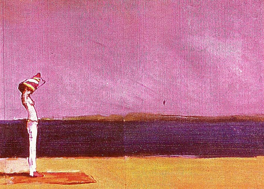 Figure On The Beach Painting