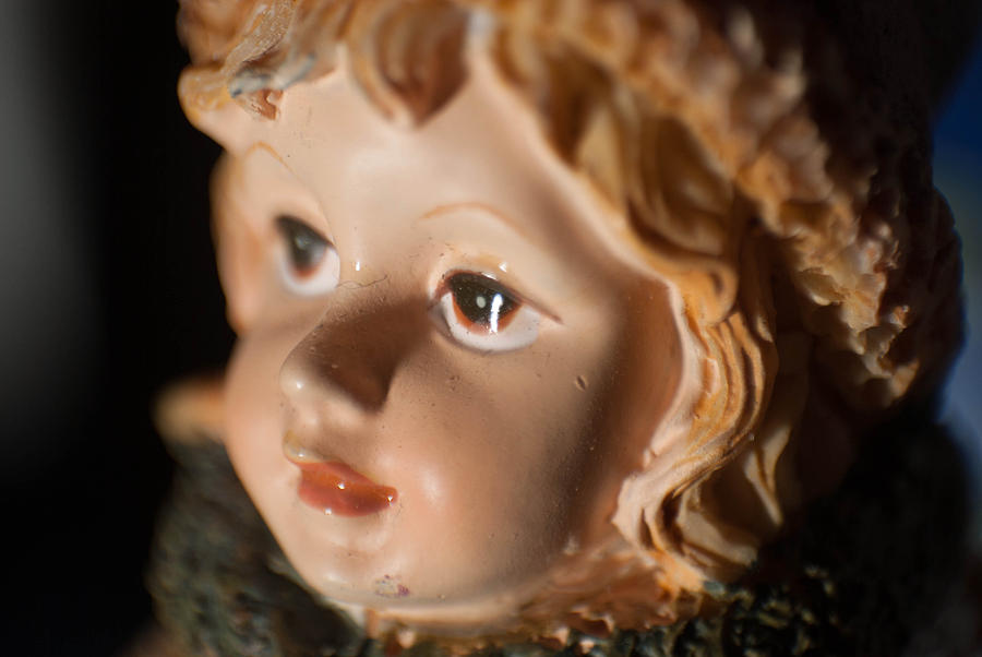 Doll Photograph - Figurine looking into the distance by Jon Cody