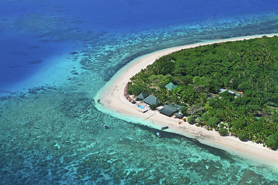 Fiji Tropical Island With White Sand Photograph by Thomas Ruecker