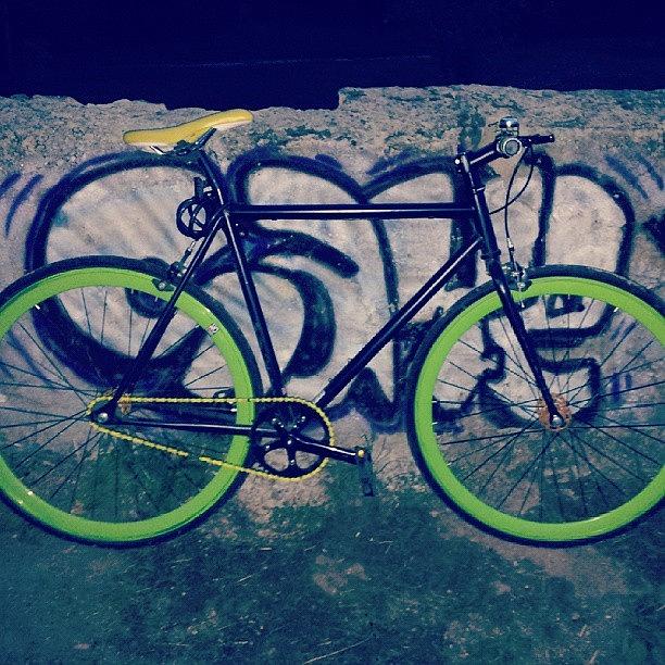 Bicycle Photograph - Fiksītis! :) #fixie #fixedoldtattoo by Armands Kalvans