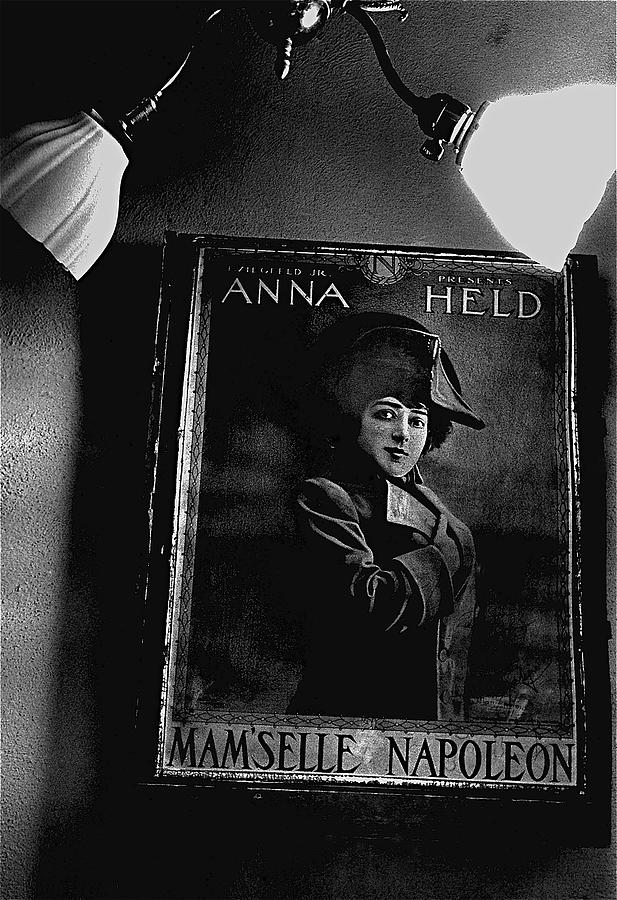 Film homage  Anna Held poster 1903 Tabor Opera House Leadville Colorado 1971-2008 Photograph by David Lee Guss