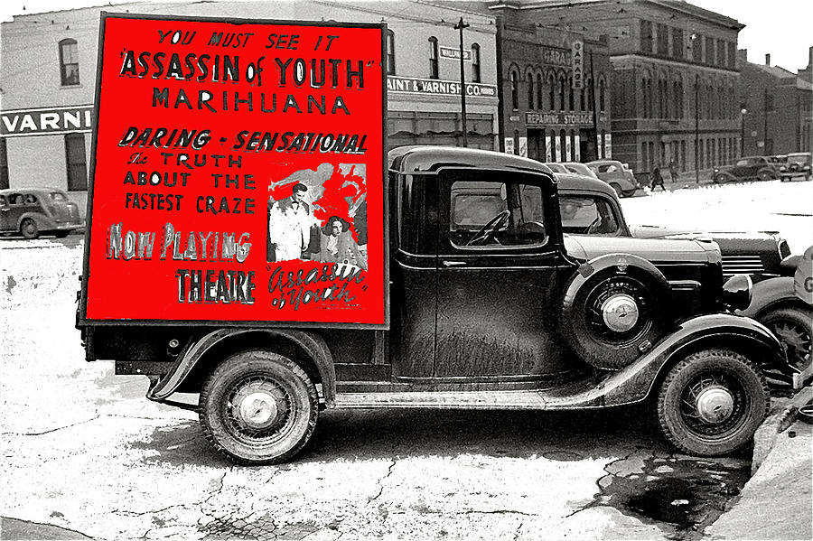 Film homage Assassin of Youth 1937 John Vachon Omaha Nebraska 1937-2010  Dwain Espair Photograph by David Lee Guss