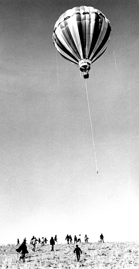Film homage Buster Keaton The Balloonatic 1923 World Balloon meet Albuquerque NM 1973 Photograph by David Lee Guss