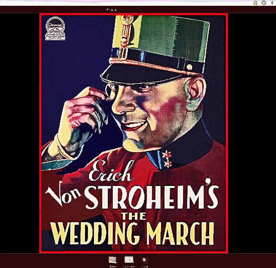 Film homage Erich Von Stroheim Fay Wray The Wedding March 1928 collage 2008 Photograph by David Lee Guss