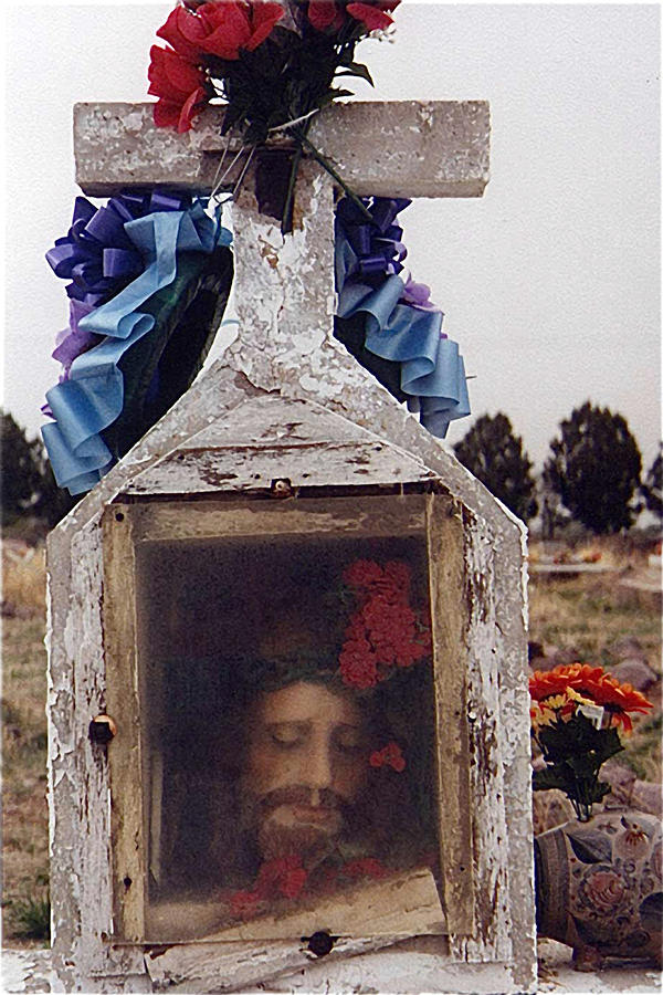 Film homage John Wayne The Greatest Story Ever Told 1965 Cemetery Tubac Arizona 2000 Photograph by David Lee Guss