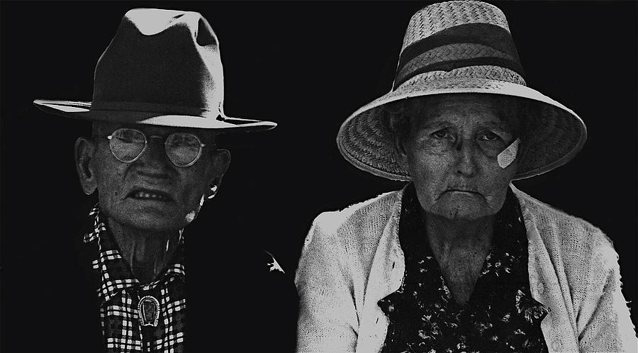 Film homage Ma and Pa Kettle 1949 Fiddlers Contest Armory Park Tucson Arizona 1968-2008 Photograph by David Lee Guss