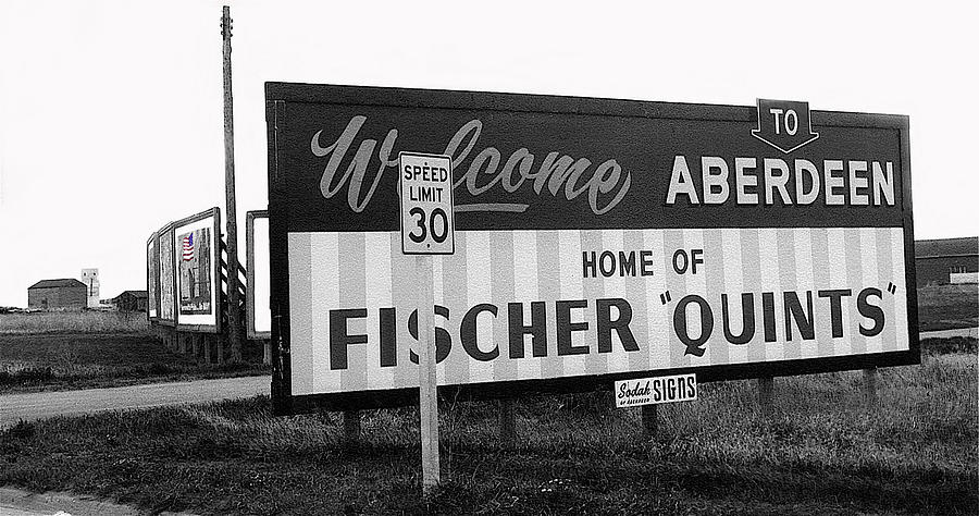 Film homage Richard Leacock Happy Mothers Day 1963 Fischer Quints sign Aberdeen SD 1964-2008 Photograph by David Lee Guss