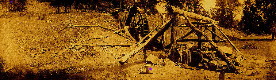Film homage Sergei Eisenstein Sutters Gold 1930 mining sluice 1880s-2008 Photograph by David Lee Guss