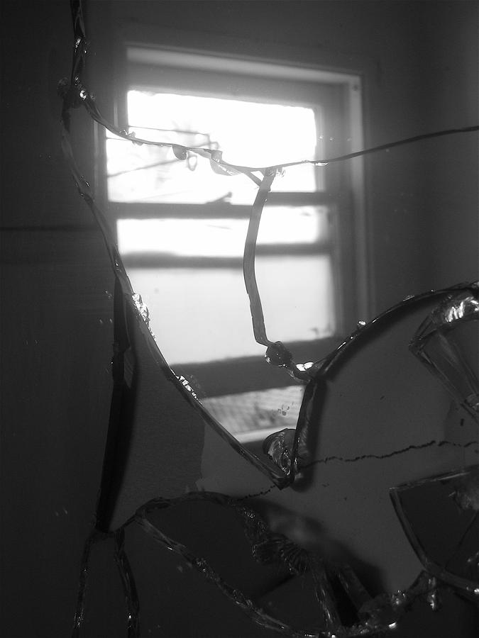 Film noir Robert Siodmak Olivia de Havilland The Dark Mirror 1946 mirror Casa Grande AZ 2004 Photograph by David Lee Guss