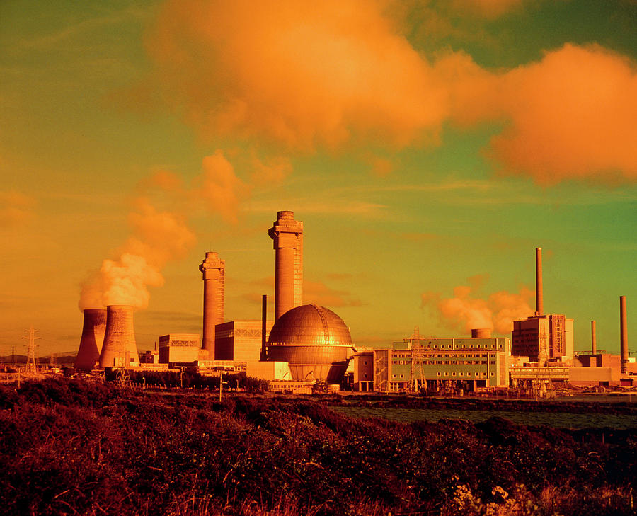 Agr Photograph - Filtered Photo Of The Sellafield Nuclear Plant by Martin Bond/science Photo Library