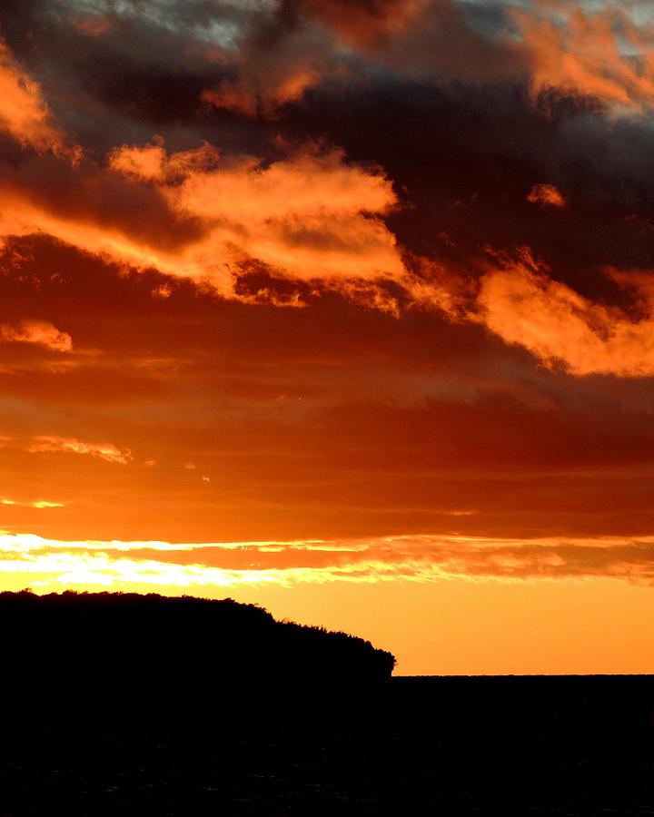 Final Light at Gills Rock Photograph by Karen Majkrzak - Fine Art America