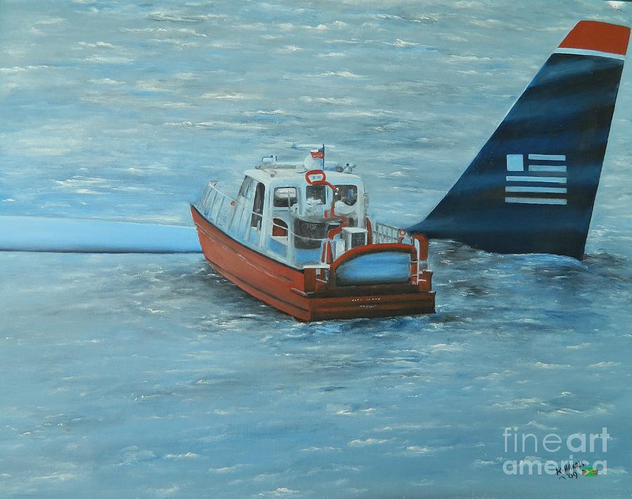 Final Rescue Painting by Kenneth Harris