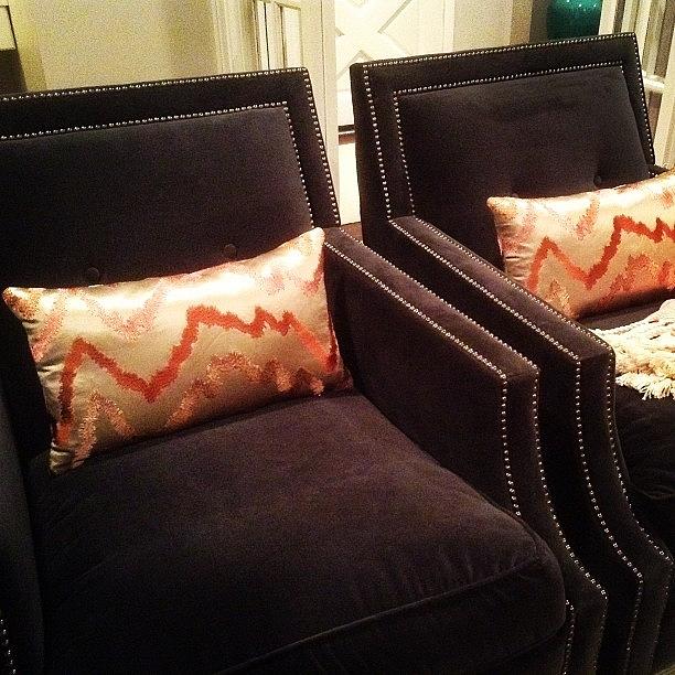 Donghia Photograph - Finally My Chair Lumbar Pillows Have by Chelsea Murray