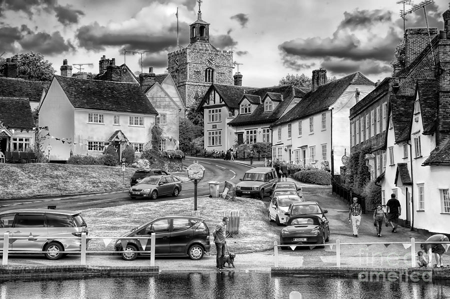 Black And White Photograph - Finchingfield Essex U K by Jack Torcello