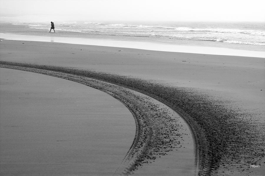 Beach Photograph - Find your way by Martina  Rathgens