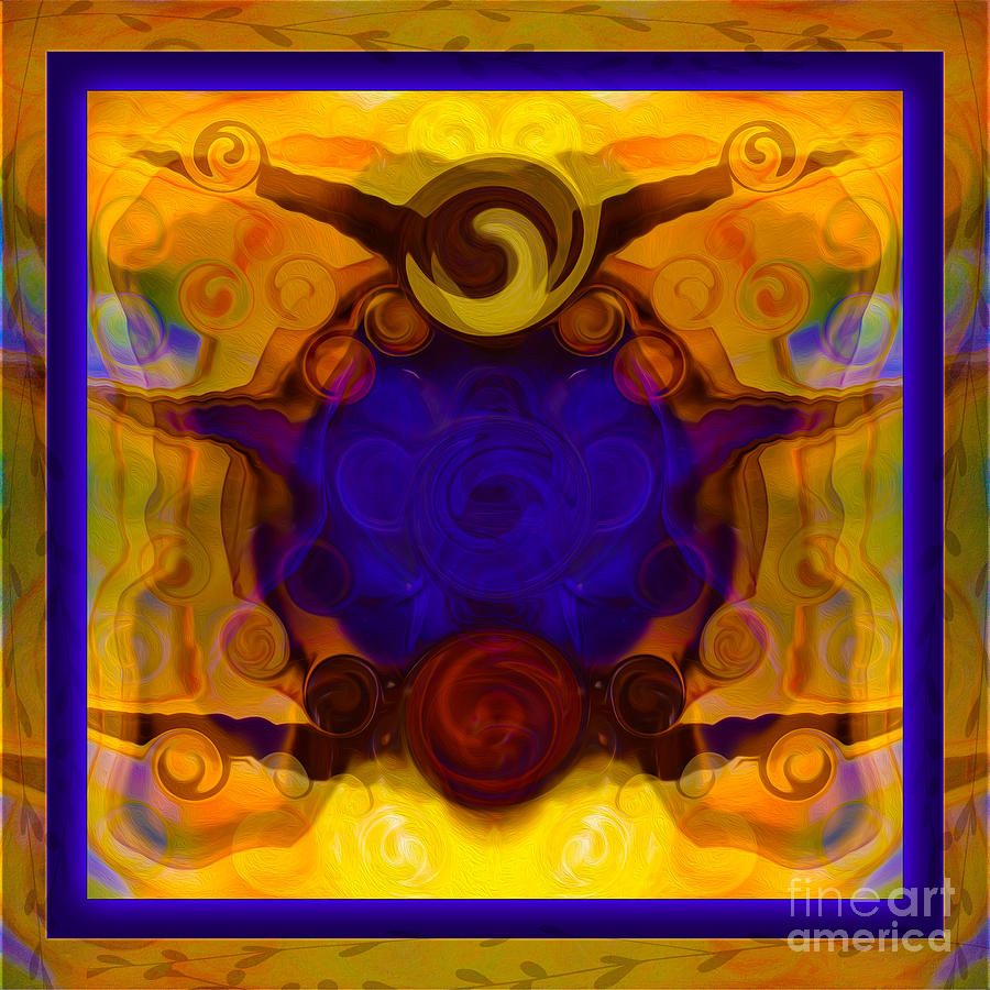 Finding My Happy Place Abstract Healing Art Digital Art by Omaste Witkowski