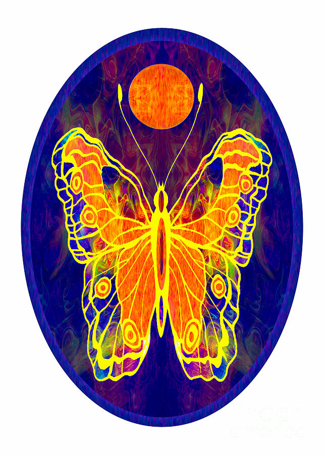 Finding My Way Abstract Butterfly Art by Omaste Witkowski Digital Art by Omaste Witkowski