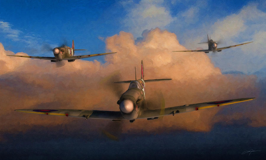 Airplane Digital Art - Finest Hour by Dale Jackson